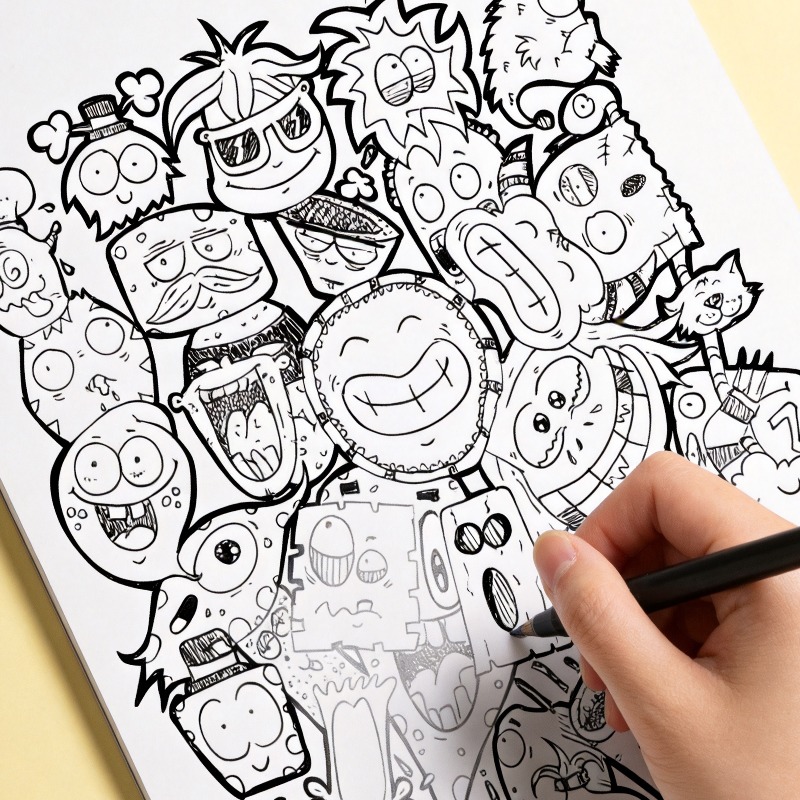 كتاب تلوين يدوي الصنع للبالغين - مراجعة Food And Snacks Coloring Book Bold And Easy وسعره