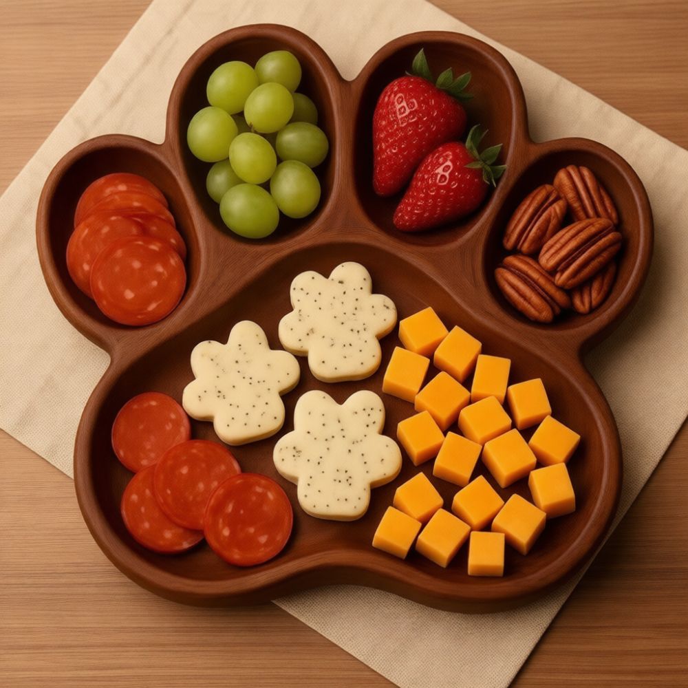 صينية تقديم طعام على شكل كلب،  - مراجعة Food Platter Snacks وسعره