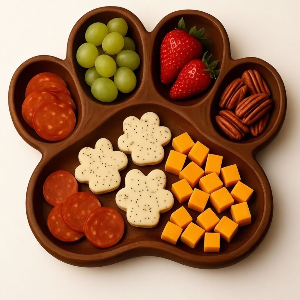 صينية تقديم طعام على شكل كلب،  - مراجعة Food Platter Snacks وسعره